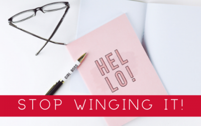 CREATING A BUSINESS PLAN: WHY YOU SHOULDN’T WING IT