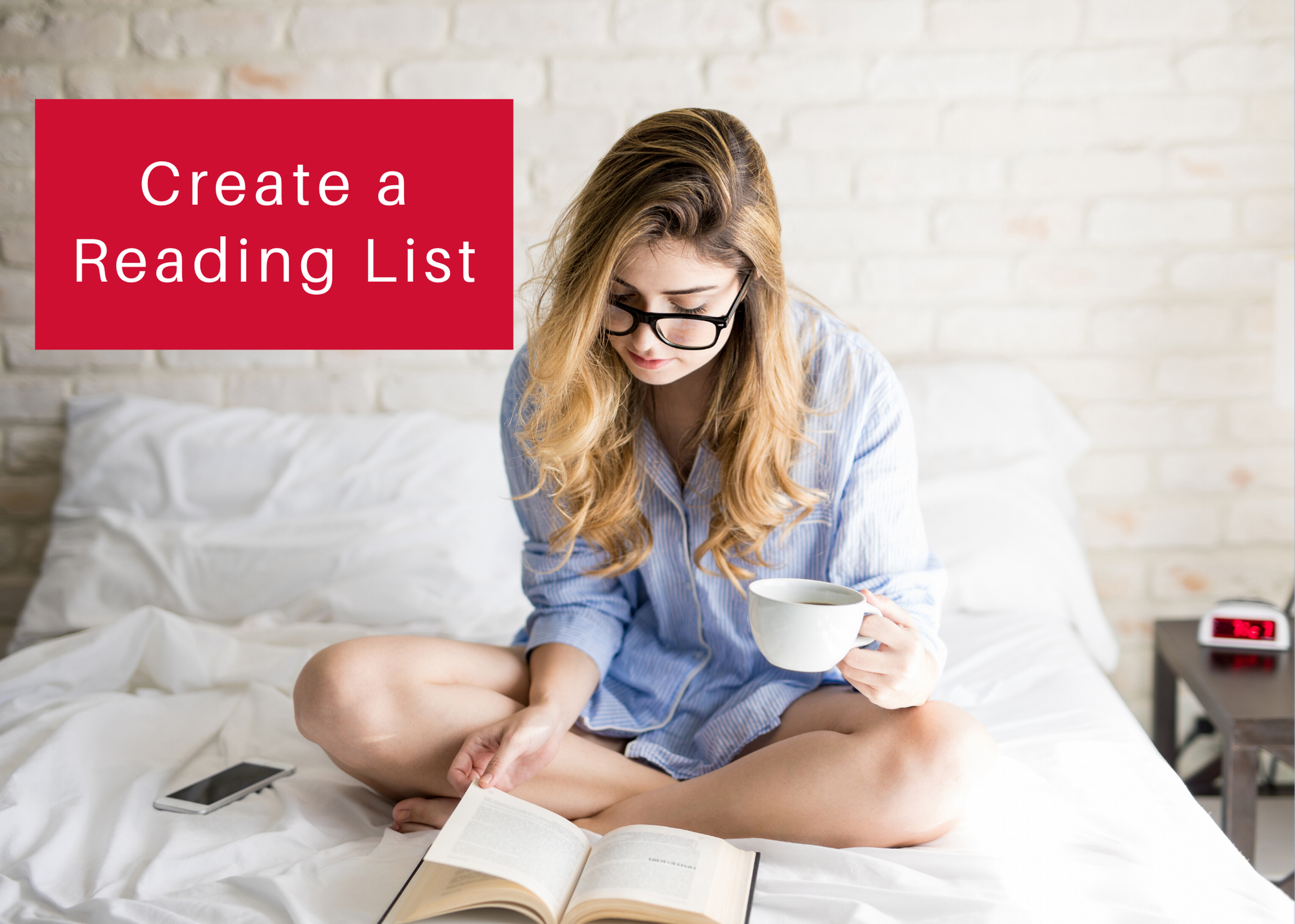 Create a Reading List - woman reading