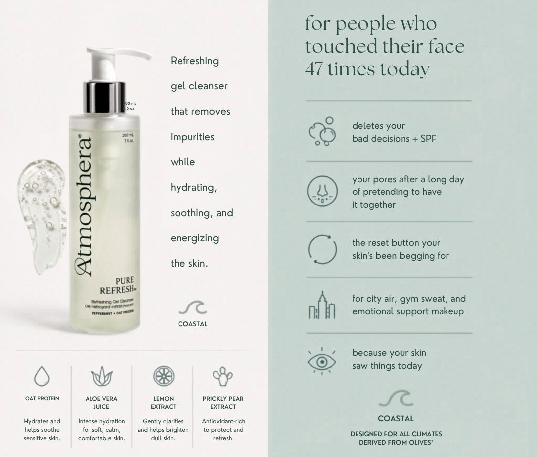 atmosphera - pure refresh - cleansing gel